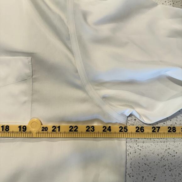 Jos A Bank Traveler Shirt 17-35 White Traditional Fit Cotton Work Formal - Picture 7 of 7